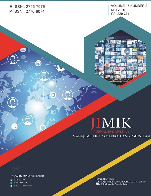 Cover JIMIK Volume 7 No 2 2026 Mei